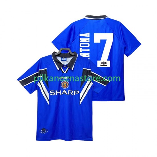 Manchester United CANTONA 7 1996 Retro Koszulka Męska Trzeci 1998 Krótkie Rękawy