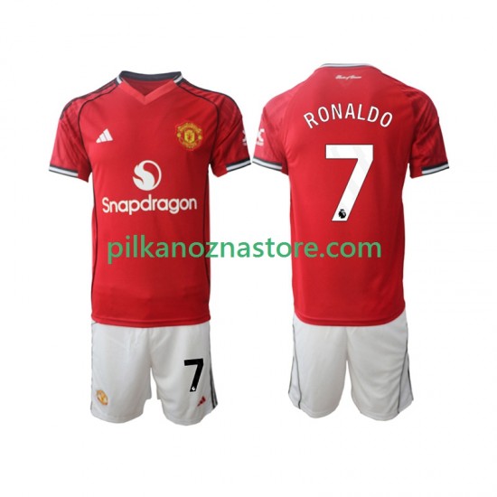 Manchester United dla Dzieci Cristiano Ronaldo 7 Koszulka Domowy 2025-2026 Krótkie Rękawy