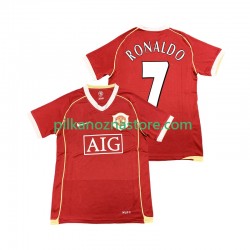 Manchester United Cristiano Ronaldo 7 2007 Retro Koszulka Męska Domowy 2006 Krótkie Rękawy