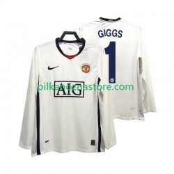 Manchester United GIGGS 11 Premier League 2009 Retro Koszulka Męska Wyjazdowy 2008 Długie Rękawy