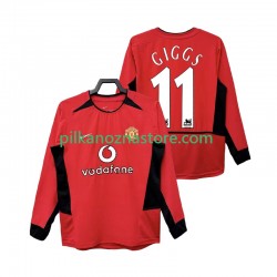 Manchester United GIGGS 11 Retro Koszulka Męska Domowy 2004 2002 Długie Rękawy
