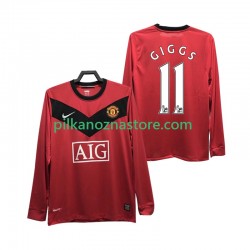 Manchester United GIGGS 11 2009 Retro Koszulka Męska Domowy 2010 Długie Rękawy