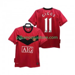 Manchester United GIGGS 11 2009 Retro Koszulka Męska Domowy 2010 Krótkie Rękawy