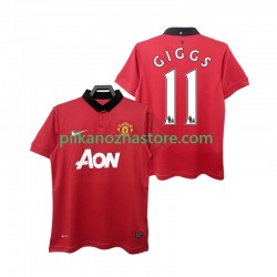 Manchester United GIGGS 11 2013 2014 Retro Koszulka Męska Domowy Krótkie Rękawy