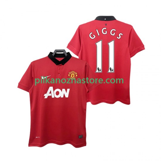 Manchester United GIGGS 11 2013 2014 Retro Koszulka Męska Domowy Krótkie Rękawy