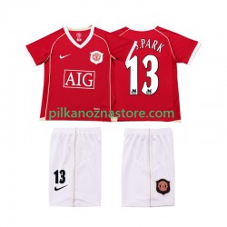 Manchester United dla Dzieci J.S.PARK 13 2007 Retro Koszulka Domowy 2006 Krótkie Rękawy