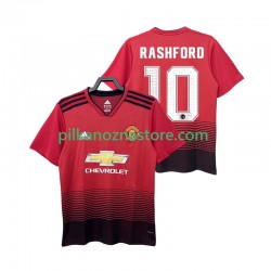 Manchester United RASHFORD 10 2018 2019 Retro Koszulka Męska Domowy Krótkie Rękawy