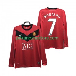 Manchester United RONALDO 7 2009 Retro Koszulka Męska Domowy 2010 Długie Rękawy