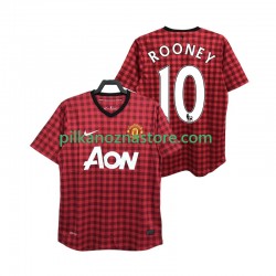 Manchester United ROONEY 10 2012 2013 Retro Koszulka Męska Domowy Krótkie Rękawy
