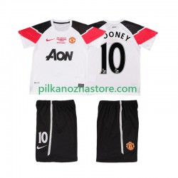 Manchester United dla Dzieci ROONEY 10 Champions League 2012 Retro Koszulka Trzeci 2011 Krótkie Rękawy