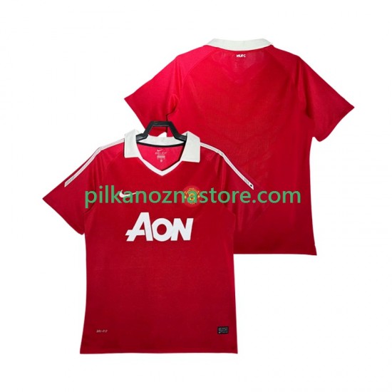 Manchester United Retro Koszulka Męska Domowy 2011 2010 Krótkie Rękawy