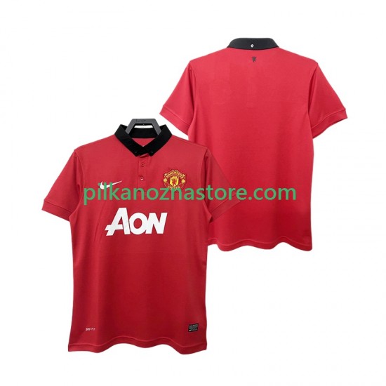 Manchester United 2013 2014 Retro Koszulka Męska Domowy Krótkie Rękawy