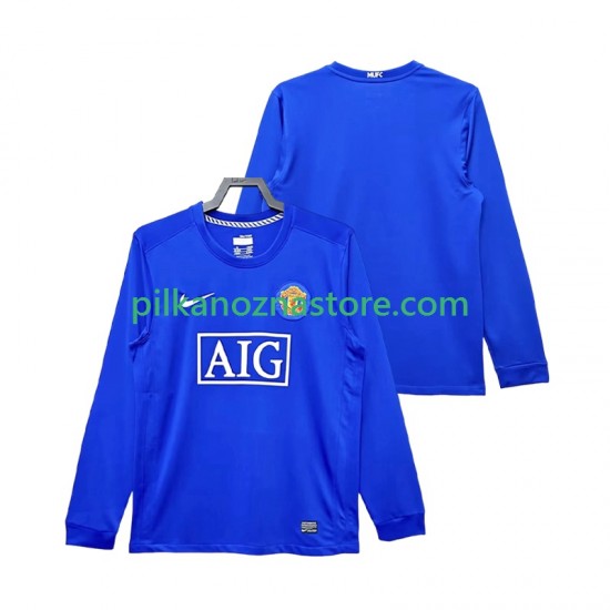 Manchester United 2009 Retro Koszulka Męska Trzeci 2008 Długie Rękawy