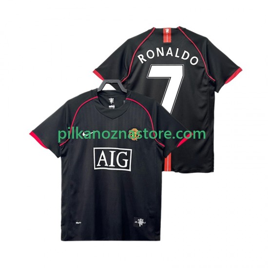 Manchester United Ronaldo 7 2007 Retro Koszulka Męska Wyjazdowy 2008 Krótkie Rękawy