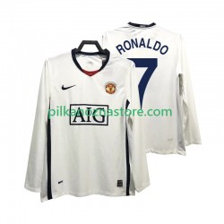 Manchester United Ronaldo 7 Premier League 2009 Retro Koszulka Męska Wyjazdowy 2008 Długie Rękawy
