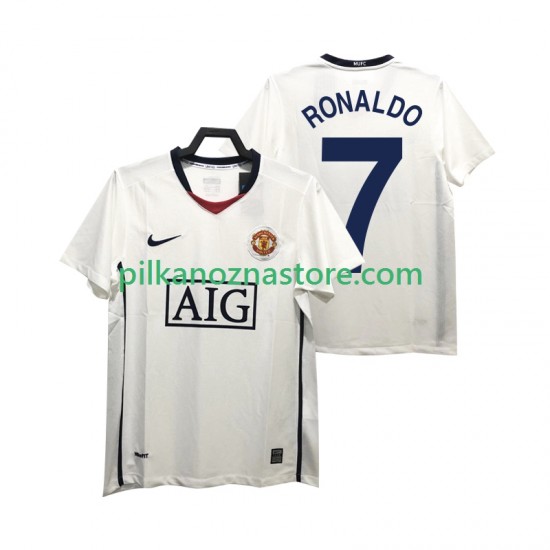 Manchester United Ronaldo 7 Premier League 2009 Retro Koszulka Męska Wyjazdowy 2008 Krótkie Rękawy