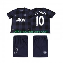 Manchester United dla Dzieci Rooney 10 2013 2014 Retro Koszulka Wyjazdowy Krótkie Rękawy