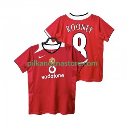 Manchester United Rooney 8 2005 Retro Koszulka Męska Domowy 2006 Krótkie Rękawy