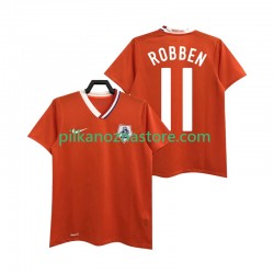 Holandia ROBBEN 11 Retro Koszulka Męska Domowy 2008 Krótkie Rękawy