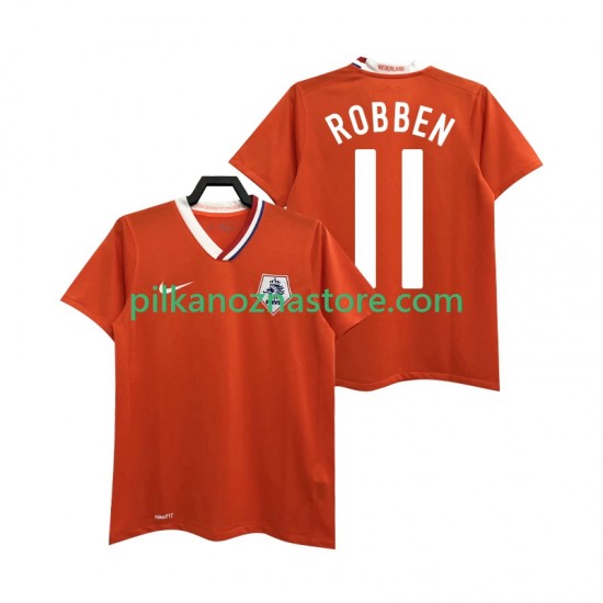 Holandia ROBBEN 11 Retro Koszulka Męska Domowy 2008 Krótkie Rękawy