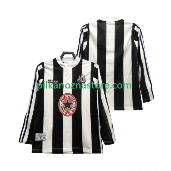 Newcastle United 1995 1997 Retro Koszulka Męska Domowy Długie Rękawy