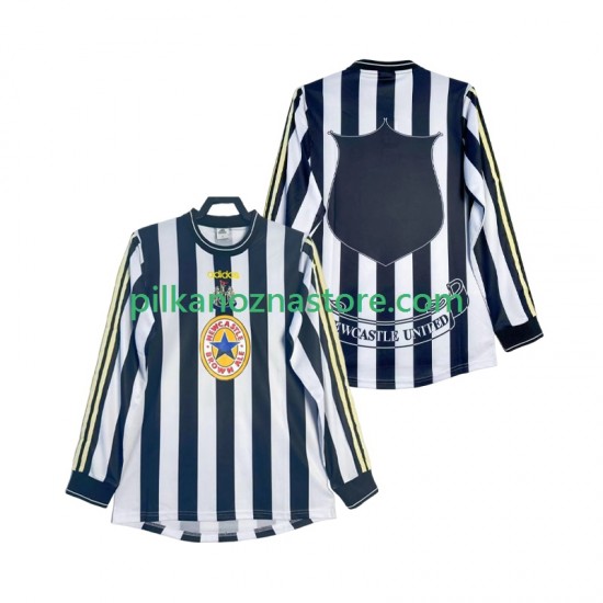 Newcastle United 1997 Retro Koszulka Męska Domowy 1999 Długie Rękawy
