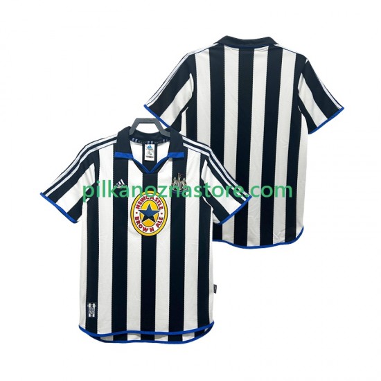 Newcastle United 2000 Retro Koszulka Męska Domowy 1999 Krótkie Rękawy