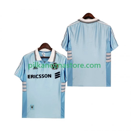 Olympique Marsylia Retro Koszulka Męska Wyjazdowy 1998 1999 Krótkie Rękawy