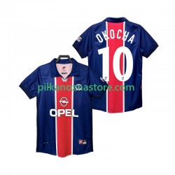 Paris Saint-Germain OKOCHA 10 Retro Koszulka Męska Domowy 1998 1999 Krótkie Rękawy
