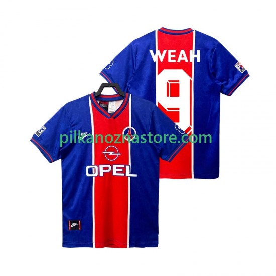 Paris Saint-Germain WEAH 9 1995 1996 Retro Koszulka Męska Domowy Krótkie Rękawy