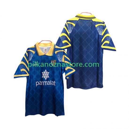 Parma 1995 1996 Retro Koszulka Męska Wyjazdowy Krótkie Rękawy