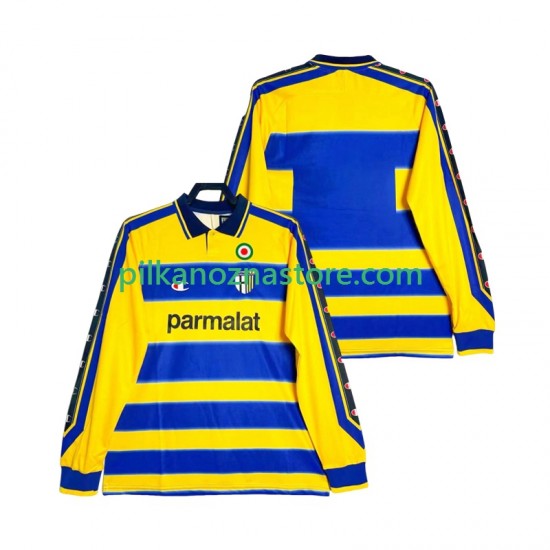 Parma 2000 Retro Koszulka Męska Domowy 1999 Długie Rękawy