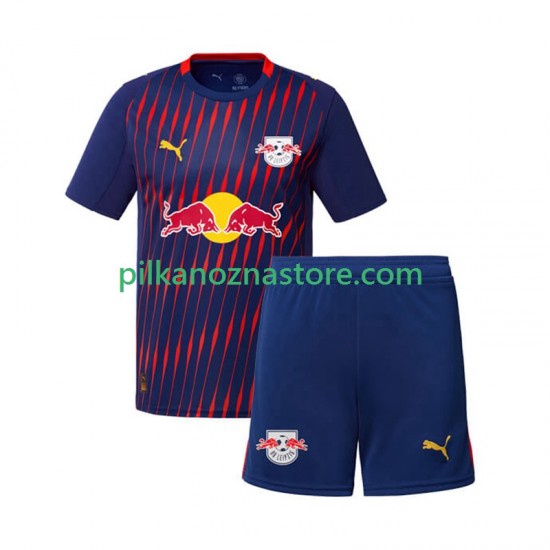 RB Leipzig dla Dzieci Koszulka Wyjazdowy 2025-2026 Krótkie Rękawy