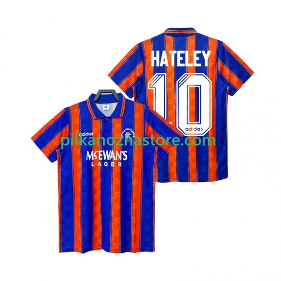 Rangers HATELEY 10 1993 Retro Koszulka Męska Wyjazdowy 1994 Krótkie Rękawy
