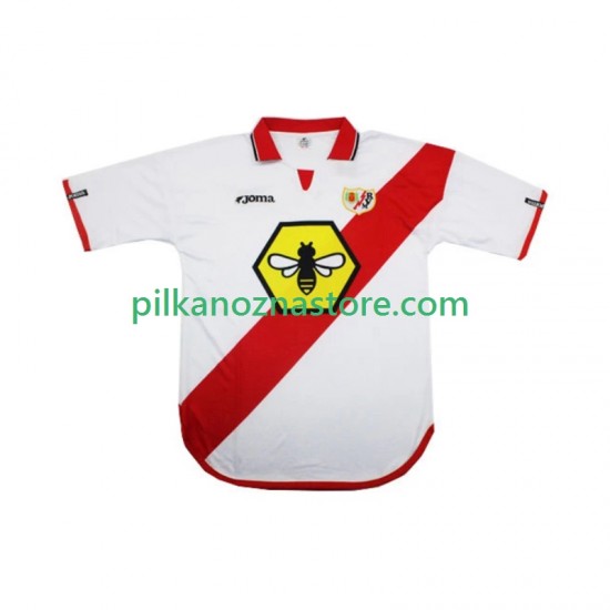 Rayo Vallecano 2000 2001 Retro Koszulka Męska Domowy Krótkie Rękawy