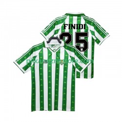Real Betis FINIDI 25 1996 1997 Retro Koszulka Męska Domowy Krótkie Rękawy