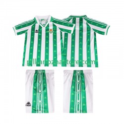 Real Betis dla Dzieci 1996 1997 Retro Koszulka Domowy Krótkie Rękawy