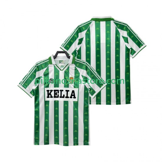 Real Betis 1995 1996 Retro Koszulka Męska Domowy Krótkie Rękawy