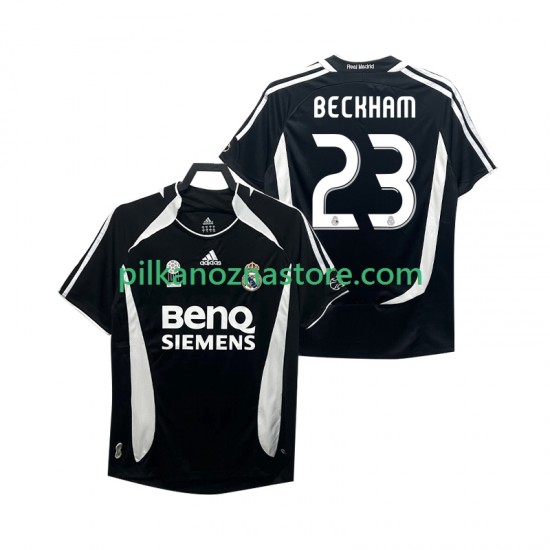 Real Madryt Beckham 23 2007 Retro Koszulka Męska Trzeci 2006 Krótkie Rękawy