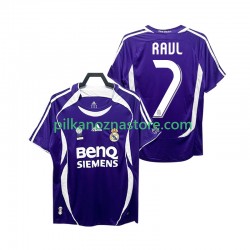 Real Madryt RAUL 7 2007 Retro Koszulka Męska Wyjazdowy 2006 Krótkie Rękawy