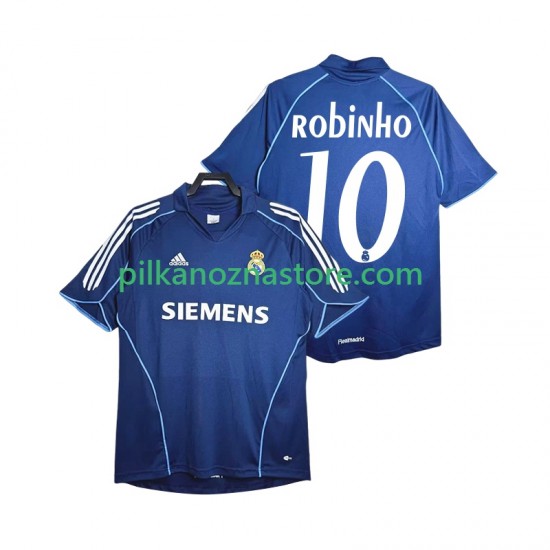 Real Madryt ROBINHO 10 2005 Retro Koszulka Męska Wyjazdowy 2006 Krótkie Rękawy