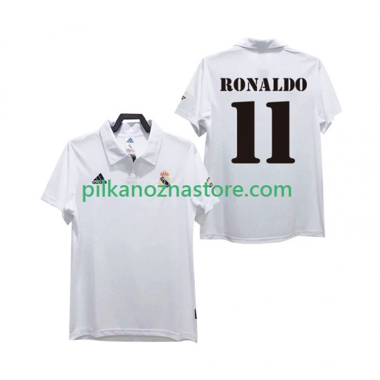 Real Madryt RONALDO 11 2003 Retro Koszulka Męska Domowy 2002 Krótkie Rękawy