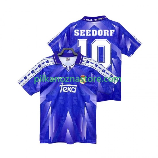 Real Madryt SEEDORF 10 1996 1997 Retro Koszulka Męska Wyjazdowy Krótkie Rękawy