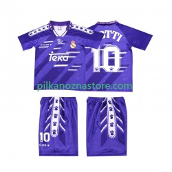 Real Madryt dla Dzieci TOTTI 10 1996 Retro Koszulka Wyjazdowy 1994 Krótkie Rękawy