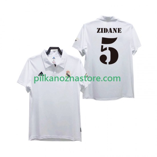 Real Madryt ZIDANE 5 2003 Retro Koszulka Męska Domowy 2002 Krótkie Rękawy