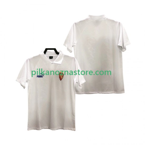 Real Zaragoza 1995 Retro Koszulka Męska Domowy Krótkie Rękawy