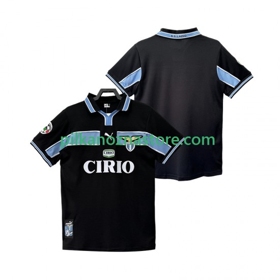 SS Lazio Retro Koszulka Męska Wyjazdowy 1998 1999 Krótkie Rękawy