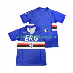 Sampdoria 1990 1991 Retro Koszulka Męska Domowy Krótkie Rękawy