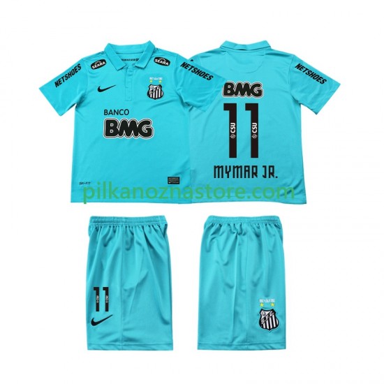 dla Dzieci Santos Neymar JR 11 -2012 Retro Koszulka Trzeci 2011 Krótkie Rękawy