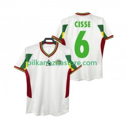 Senegal CISSE 6 Retro Koszulka Męska Domowy 2002 Krótkie Rękawy